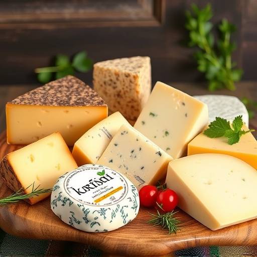 An assortment of Italian cheeses