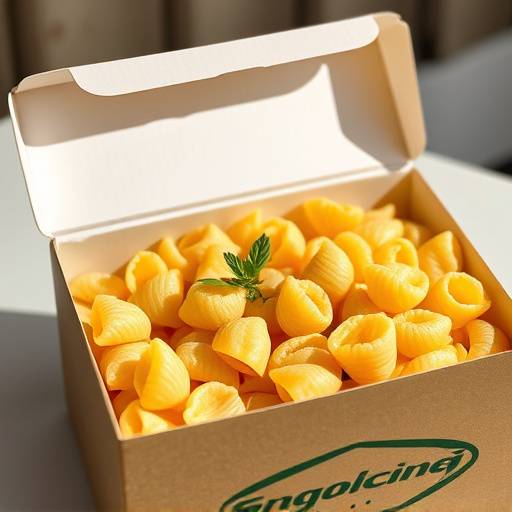 Box of artisanal orecchiette pasta from Puglia